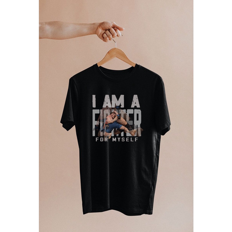 Hanttala Kaos UFC MMA Pria distro Original Desain T-Shirt Motivasi Sablon Digital