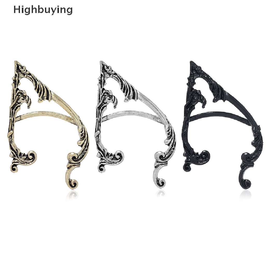 Hbid Gothic Punk Dark Elf Ear Cuff Earring For Women Hip Hop Vintage Ear Clip No Earrings Halloween Cosplay Party Earcuff Jewelry Glory