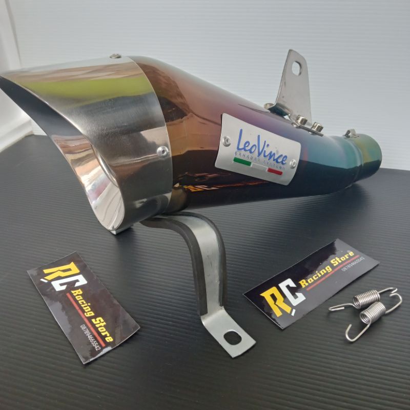 Knalpot Leovince Cobra Rainbow Slincer Only D50