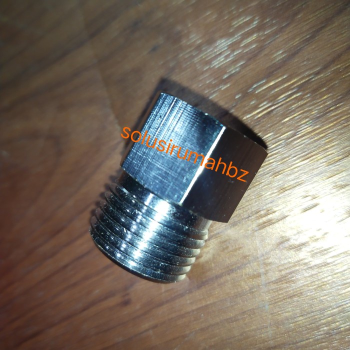 KONEKTOR POMPA 12v DC SOK DRAT DALAM 18MM X LUAR 1/2&quot; sambungan 18 mm