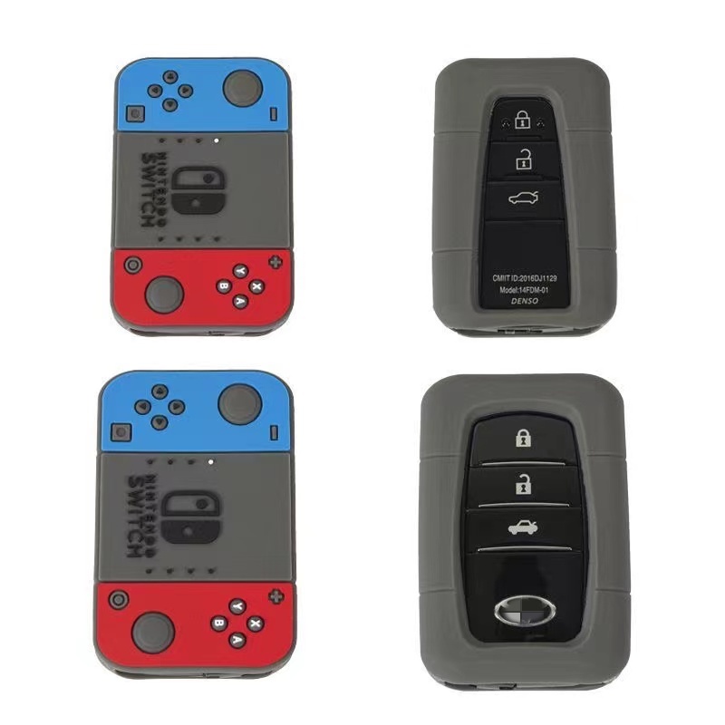 Untuk Toyota Hilux Revo/Innova/Veloz/rush/Yaris/Raize/Perodua Fortuner Keyless Remote Silikon Penutup Kunci Mobil Casing