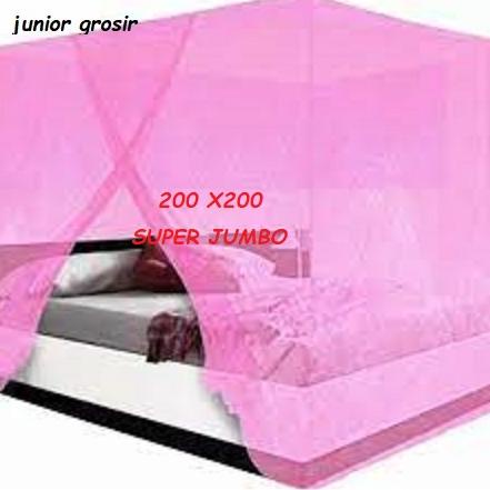 TERBARU  KELAMBU KOTAK NO 1 SUPER JUMBO 200X200/KELAMBU GANTUNG/KELAMBU TIDUR/KELAMBU BAYI/KELAMBU N