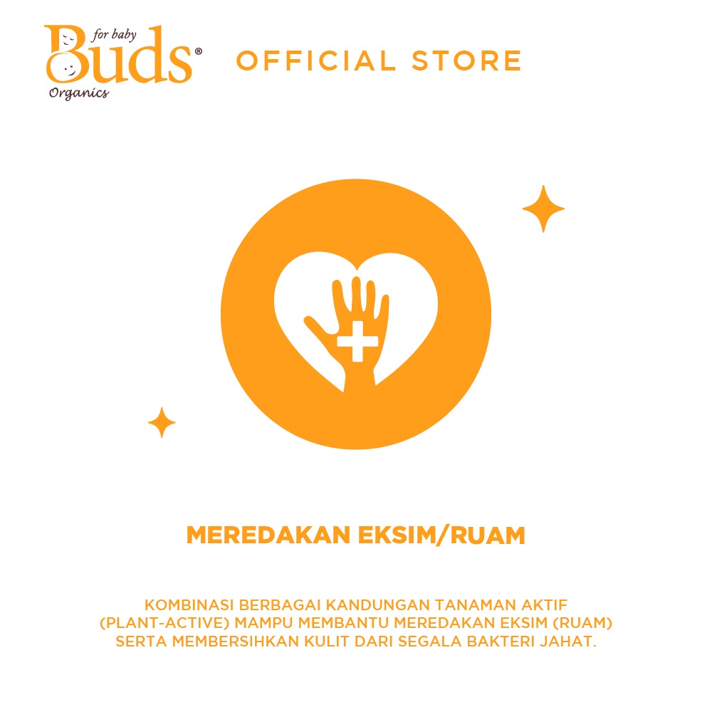 Buds Organics Super Soothing Intensive Cream - Lotion atau Krim Perawatan Iritasi Luka Eczema Bayi dan Anak
