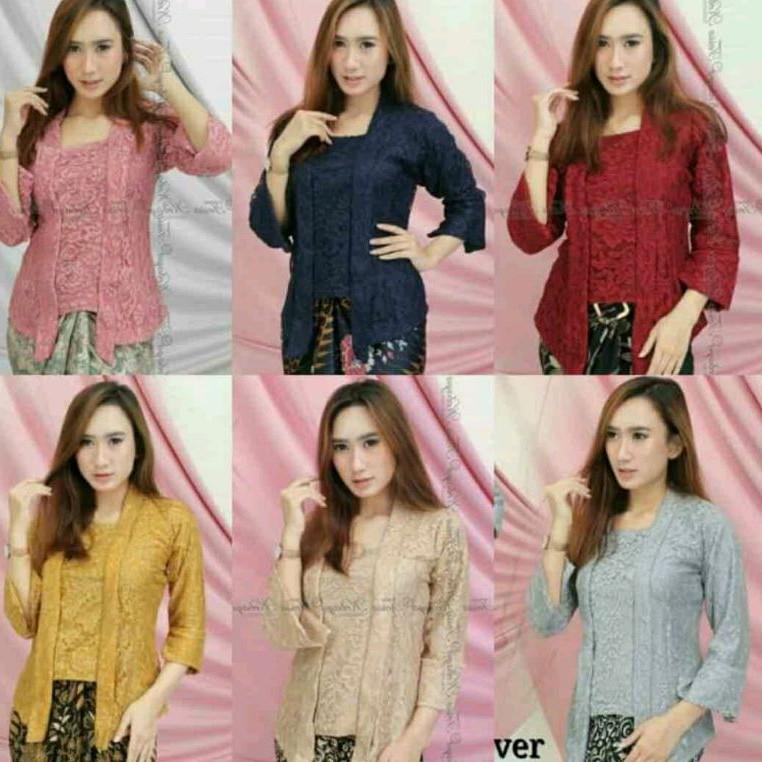 Stok Terbatas ATASAN  KEBAYA KUTUBURU BROKAT / KEBAYA BROKAT BUSUI / KEBAYA WISUDA