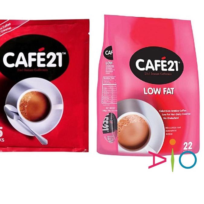 

✭ Cafe 21 Coffee mix 2in1 / Cafe21 Kopi 2 in 1 Tanpa Gula ( No Sugar Added ) ✷
