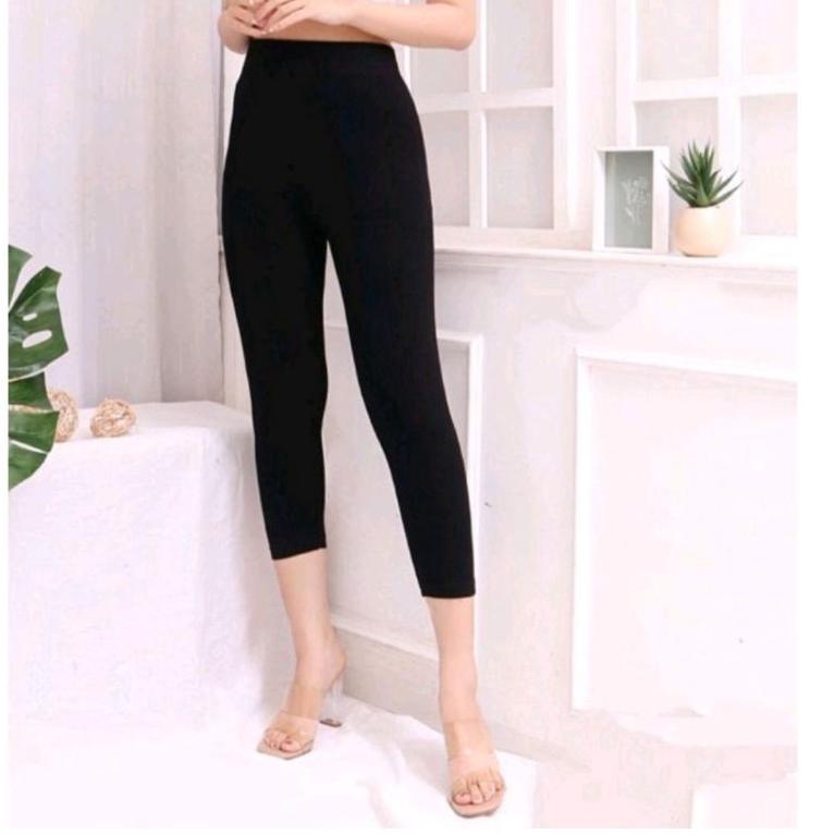 Big Sale Legging Wanita Tebal 7 per 8 jumbo Polos