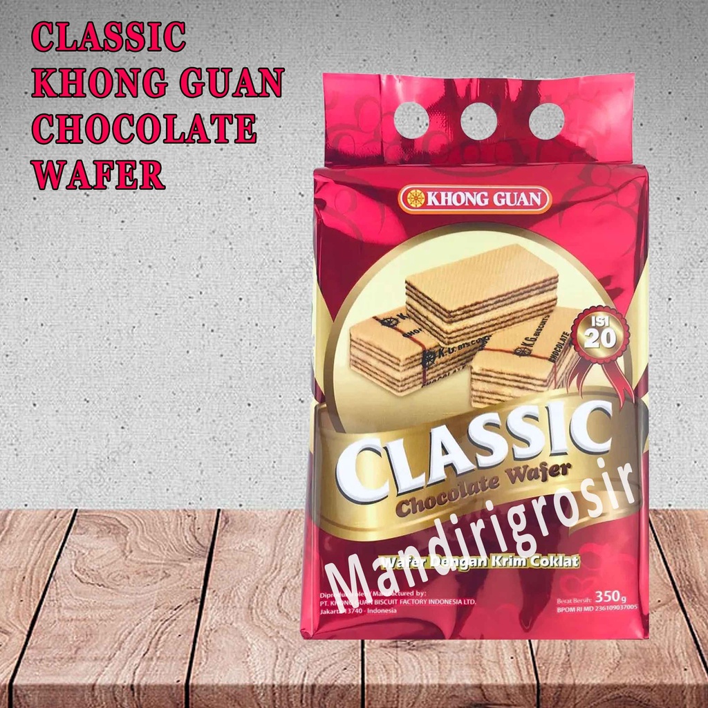 WAFER CHOCOLATE* KHONG GUAN CLASSIC 350g* KHONG GUAN WAFER