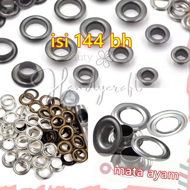 

Stock Update Mata ayam /mata itik untuk lubang binder /kalender map dll