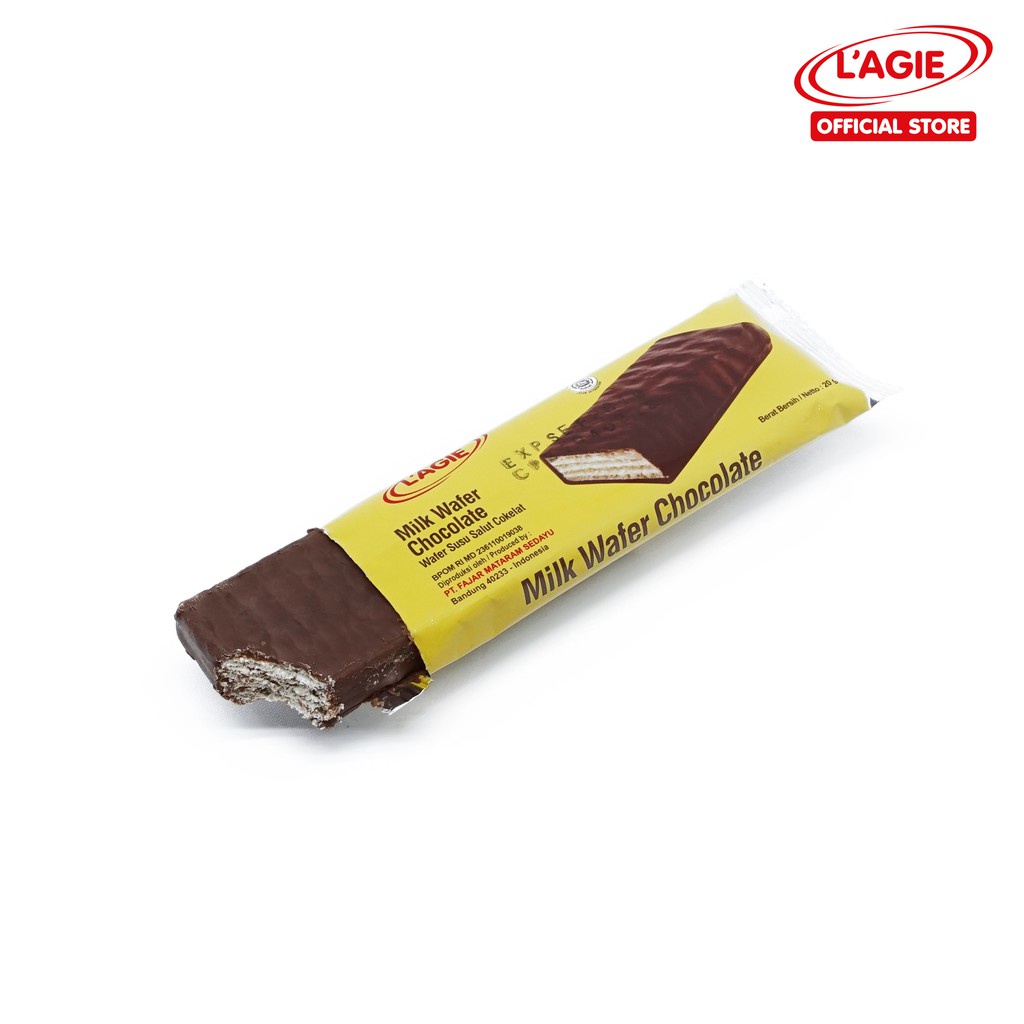 L'AGIE WAFER MILK 10X20gr/PAK