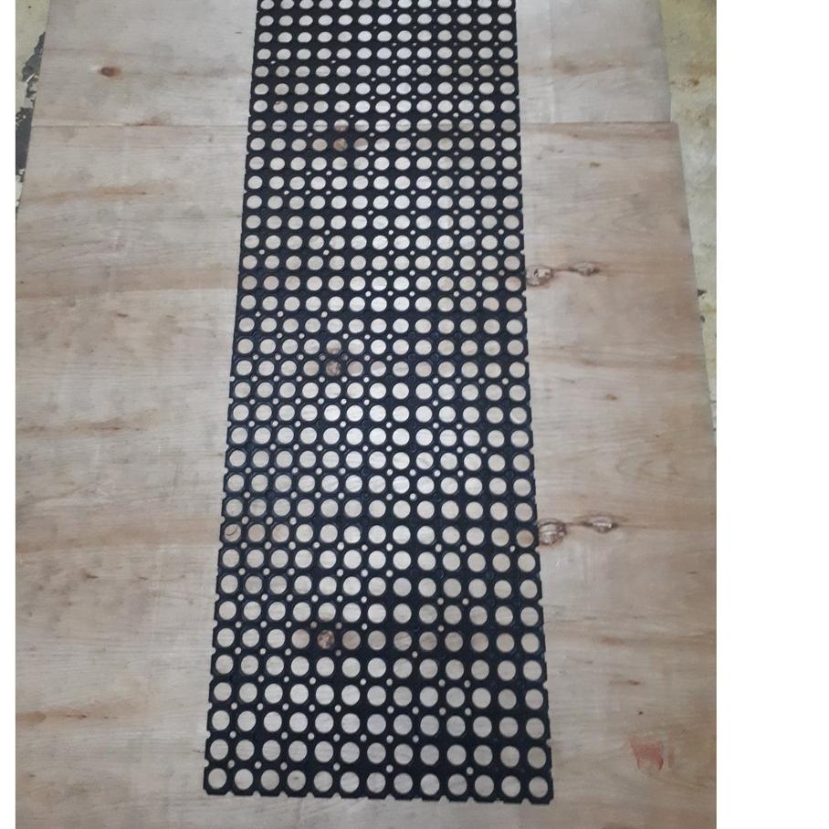 (COD) KARPET KARET ANTI SLIP 150 X 50 KESET KOMPOS KARPET MUSHOLA MASJD KARPET WUDHU MASJID KESET KA