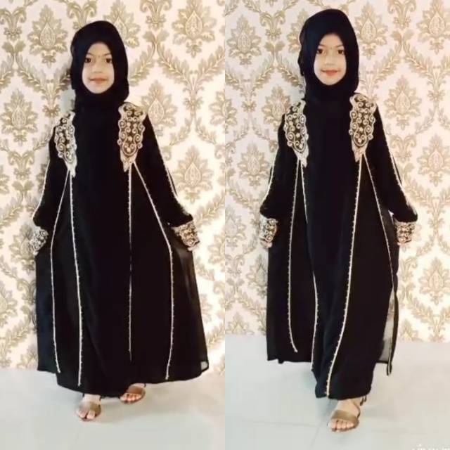 flash sale gamis anak perempuan umur 11 12 tahun abaya anak taris muslim anak perempuan abaya