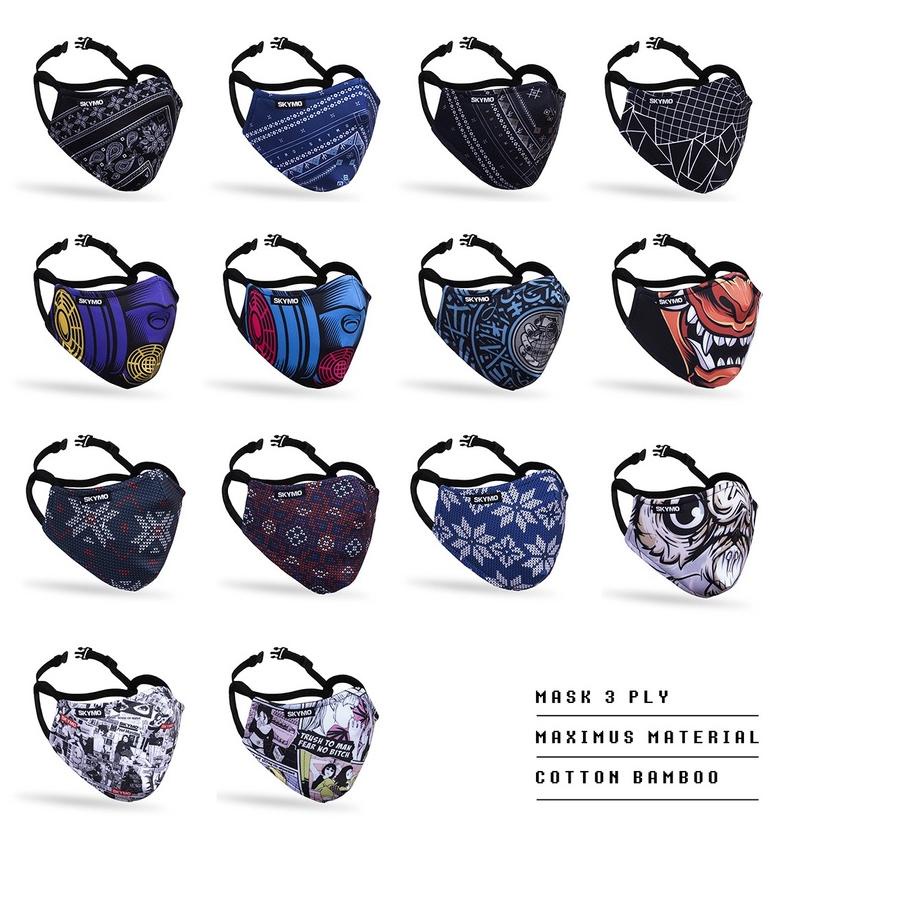 Skymo Apparel , masker skymo 3 ply - ..