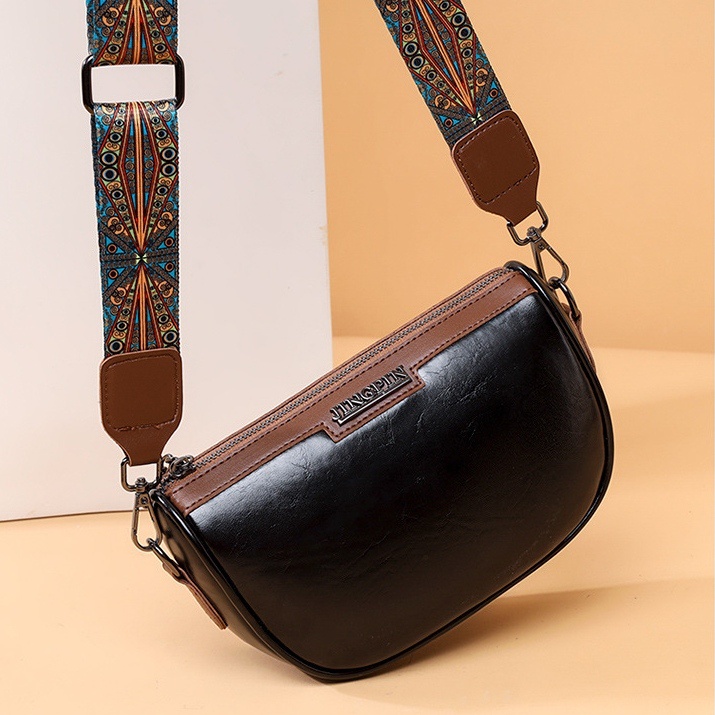 TAS SELEMPANG WANITA KULIT PREMIUM JINGPIN IMPORT HITAM MABIE KEKINIAN TA731B5 SLING BAG KOREA CEWEK REMAJA SIMPLE KECIL LUCU BATAM SHOULDER BAHU BRANDED MURAH