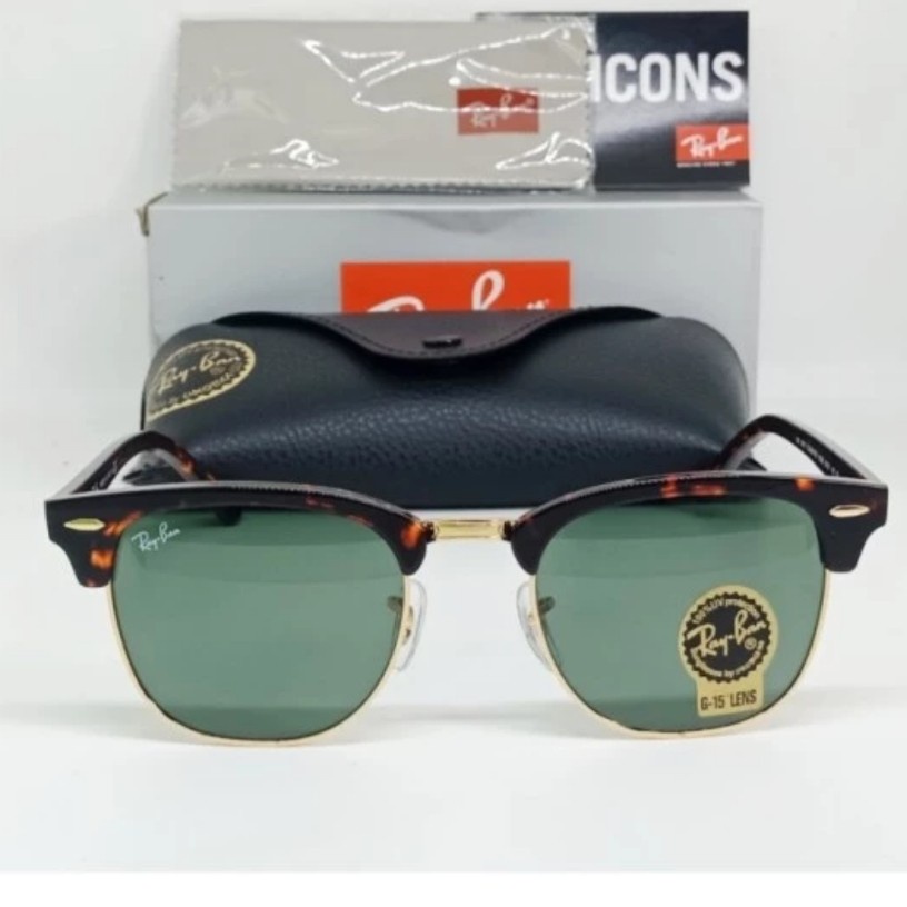 KACAMATA RAYBAN RB 3016 CLUB MASTER TORTOISE DOFF ORIGINAL