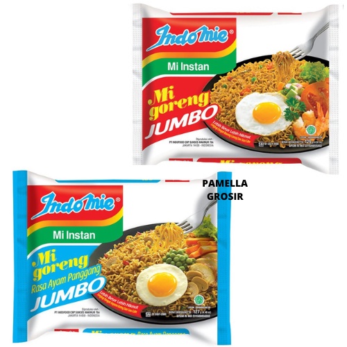 

INDOMIE GORENG/AYAM PANGGANG JUMBO MIE INSTAN 129GR