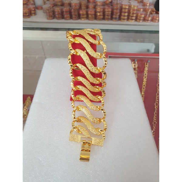 gelang lipan besar/gelang lipan lapis emas24k