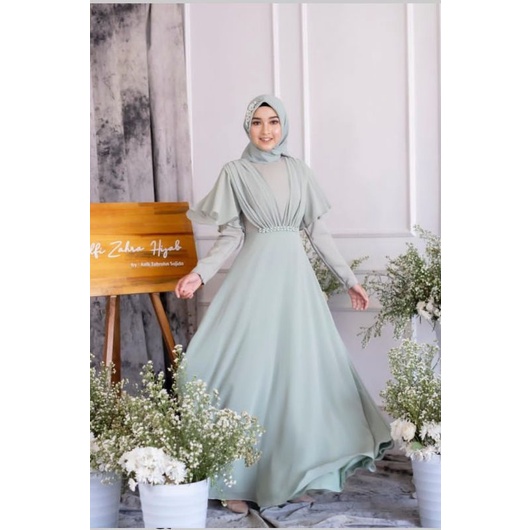 Alfi Zahra - HUMAIRA DRESS by Alfizahrahijab Original