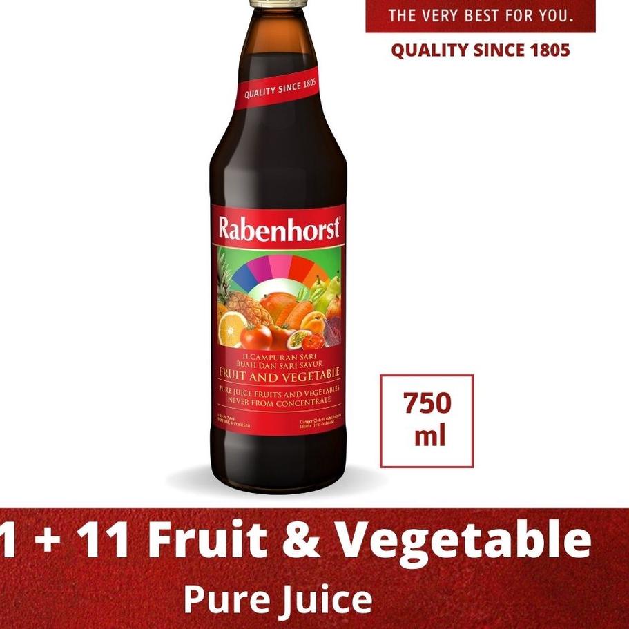 

♬ Rabenhorst 11 Plus 11 Fruit & Vegetable Pure juice 750ml ♠