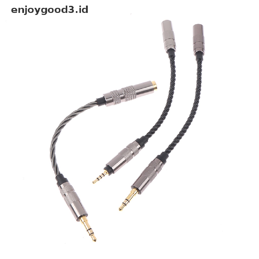 [Rready Stock] Kabel Audio 2.5 Male To 4.4 Female Balanced Cord 2.5mm/4.4mm Ke 3.5mm Adapter (ID)