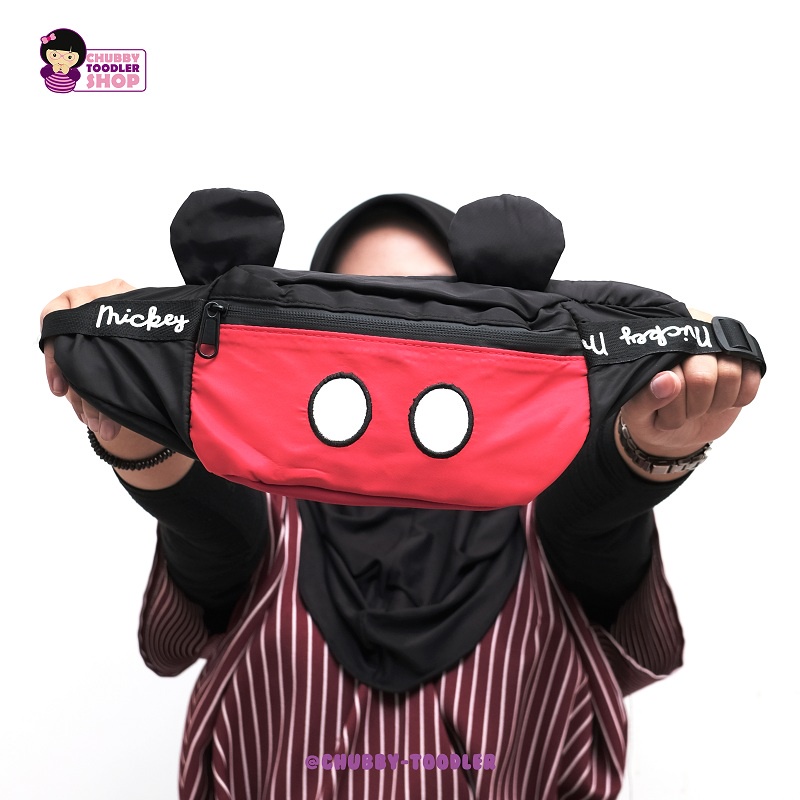 Tas anak laki laki / Tas anak perempuan BA2016 ZRA MICKEY BELTBAG Tas Waistbag mickey/ Zara mickey/Zara Minnie waistbag