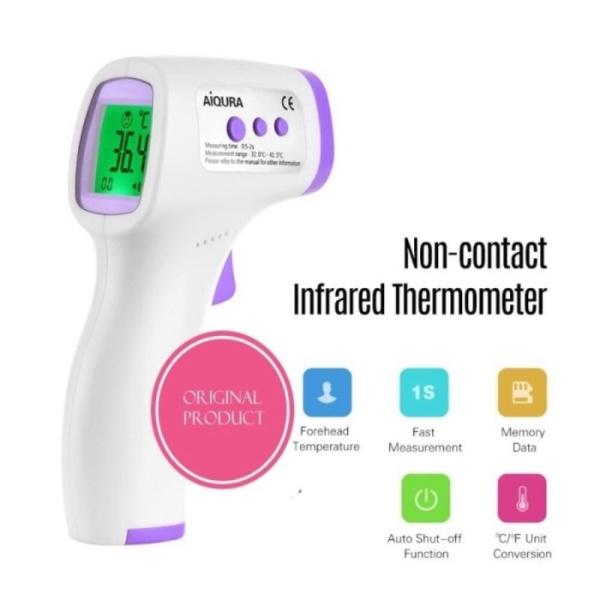 Dijual AIQURA thermometer gun Non Contact Digital Suhu Badan Tubuh Limited