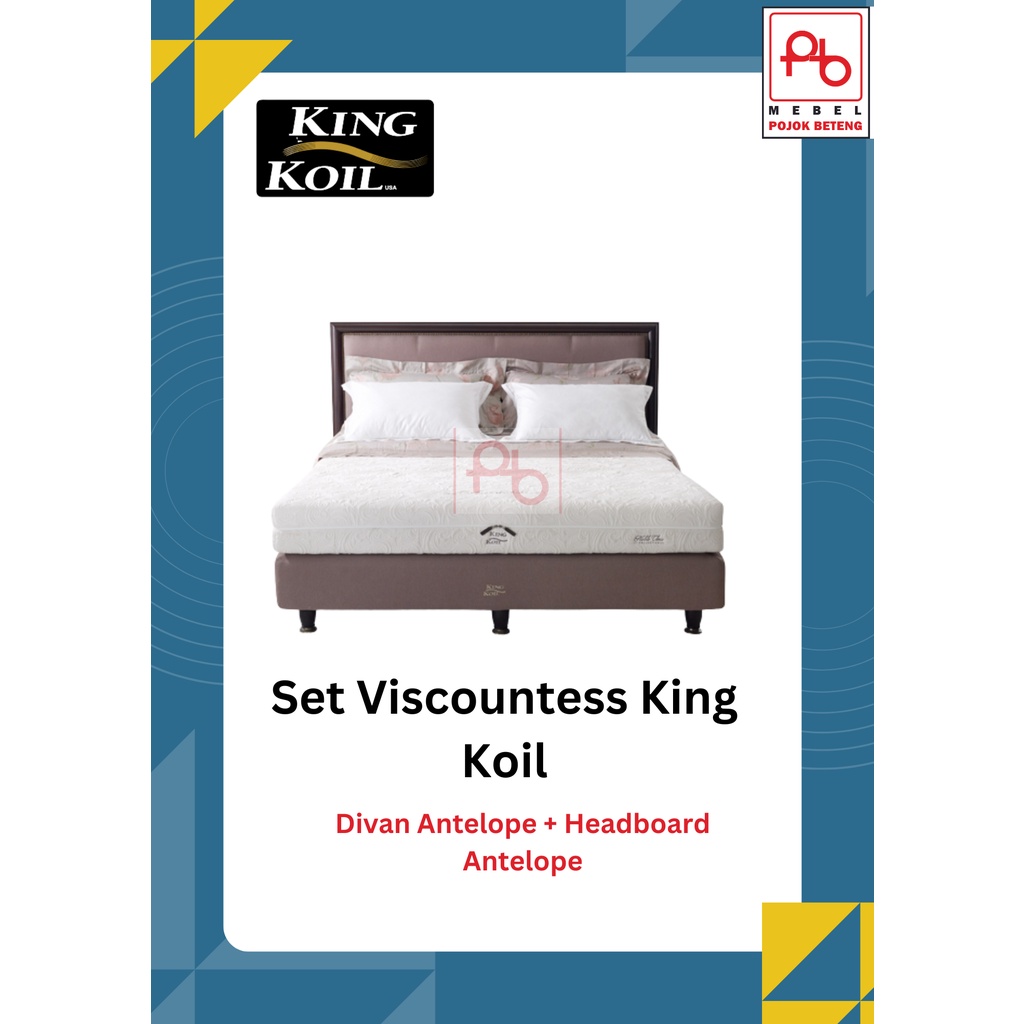SPECIAL PRICE  SET Matras Viscountess King Koil