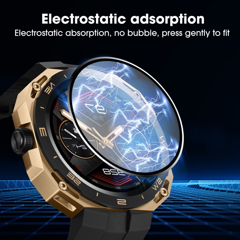 Film Laminasi Jam Tangan Tangguh Tempered Film Layar Jam Soft Film HD Watch Anti-fouling Aksesoris Cakupan Penuh Film Tahan Gores Untuk Huawei Watch GT CYBER/GT3 SE