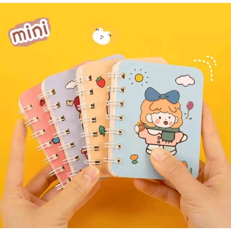 LK32 Mini Notebook Ring Karakter