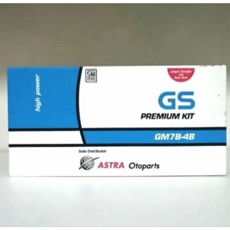 AKI ACCU BASAH GS ASTRA ORI GM7B-48 12V 7Ah AKI BASAH UNTUK MOTOR HONDA TIGER YAMAHA SCORPIO YAMAHA 