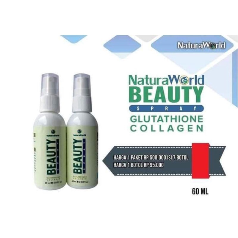 Paket Natura Beauty spray  NaturaWorld Free Pin Untuk Downline