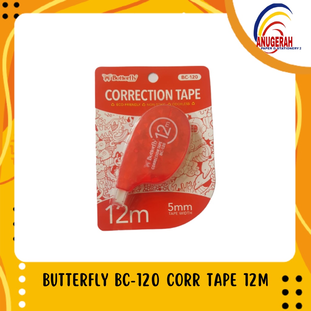 

BUTTERFLY BC-120 CORR TAPE 12M (PCS)