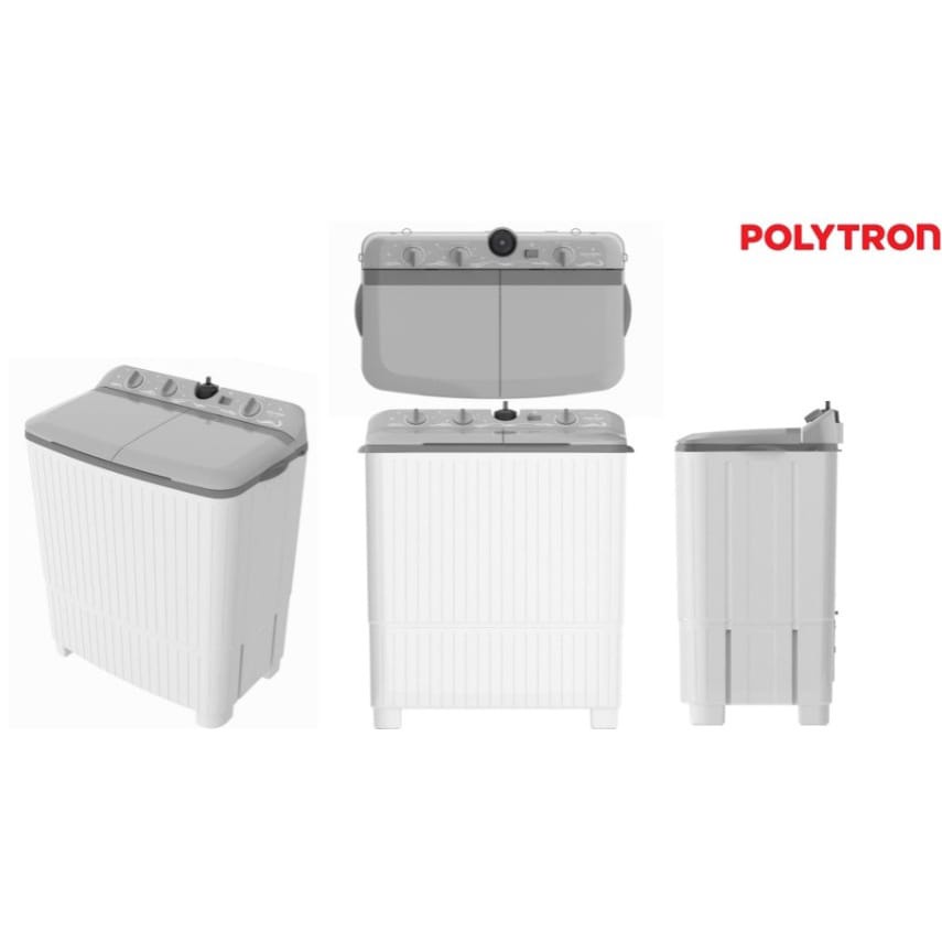 Mesin Cuci Polytron 8kg PWM 8076 G/Y Garansi Resmi Khusus Bandung &amp; Jawa Barat