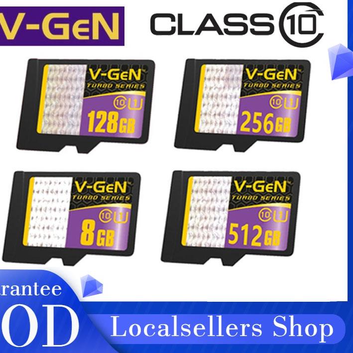 ➣ Vgen Kartu Memori Calss 10 Memory Card Micro SD MMC 16GB/32GB/64GB/128GB/256GB/512GB Turbo Series 