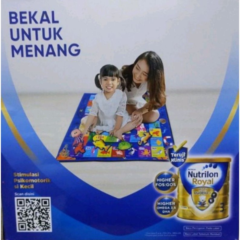 Karpet Nutrilon Playmat Sea Creature Tema Laut 2 in 1 tas | mainan edukasi