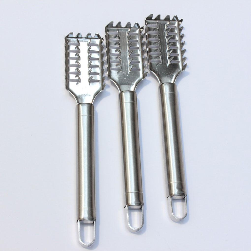 Stainless Alat Cukur Kulit Ikan Praktis Pembersih Sisik Brush Remover Tool Scraper