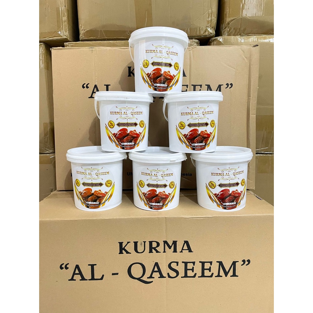 [ DBI ] Kurma Al Qaseem Kemasan Ember 720 Gram Original - Kurma Raja Kurma Basah Premium Quality [ BISA COD ]