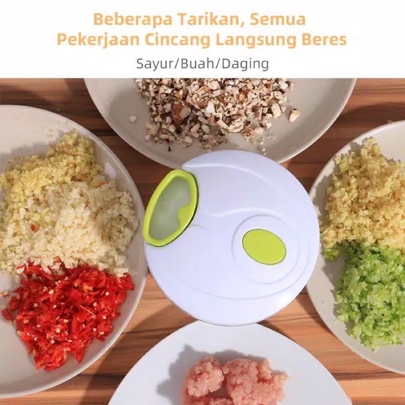 Serbagrosirmurah CH Besar Speedy Chopper Blender Tangan Alat Pencacah Daging Bawang Sayur