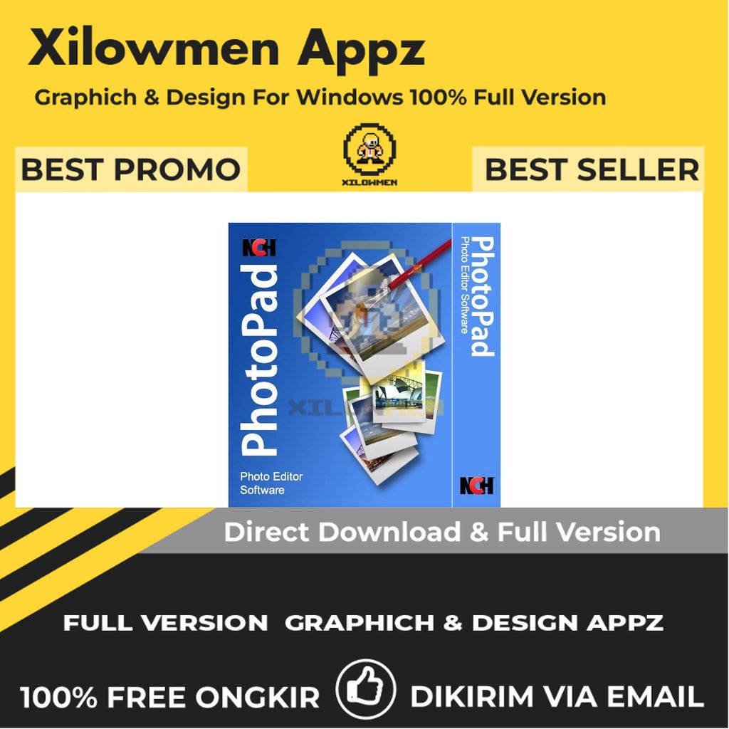 [Full Version] NCH PhotoPad Professional Pro Design Graphics Lifetime Win OS