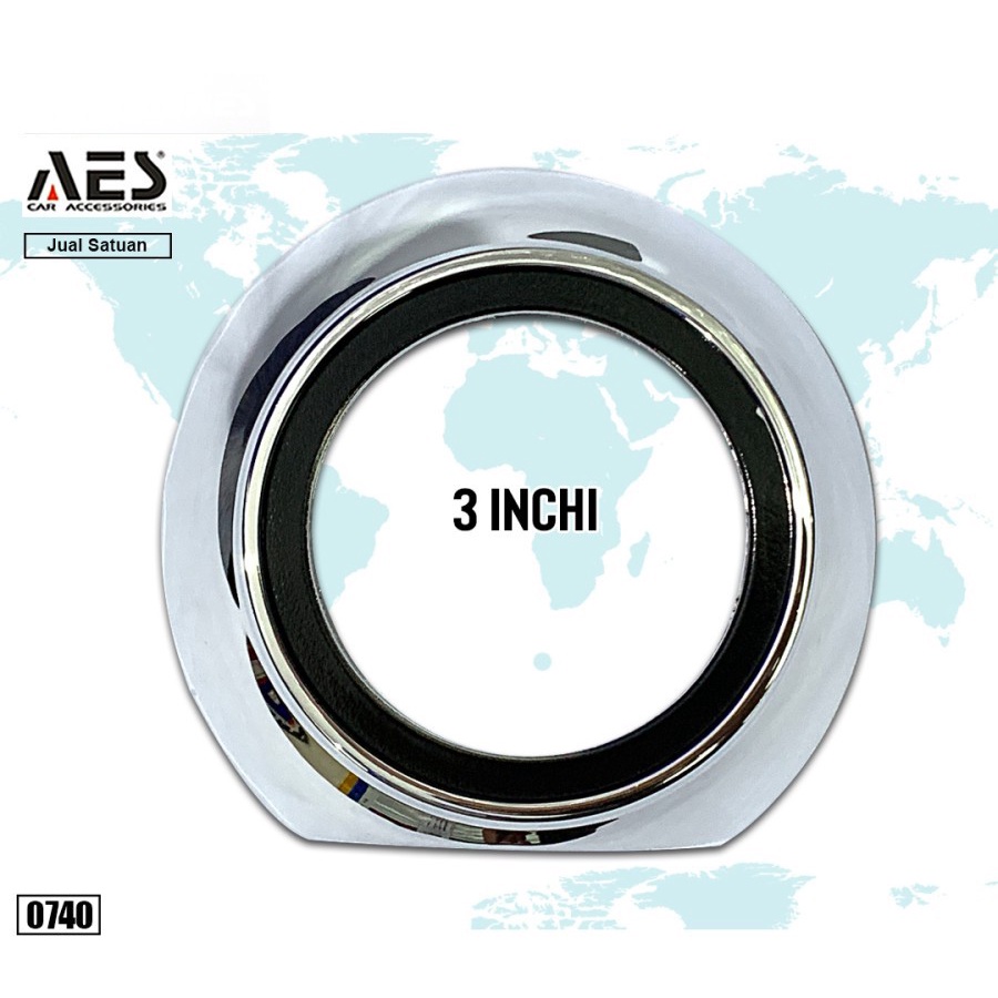 SHROUD PROJECTOR TIGUAN TUGUAN 3 INHCI AES CHROME By ADN