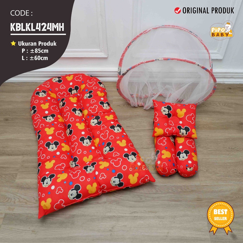 Promo..Kasur Bayi baby bess lipat berkelambu / Tempat tidur bayi elha baby elhababy / KASUR / KASUR LIPAT Sale