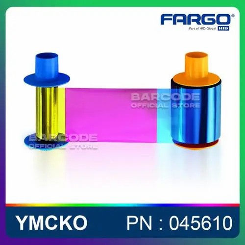 RIBBON WARNA COLOR FARGO DTC 1500 | PN : 045610 YMCKO ( 045610 )