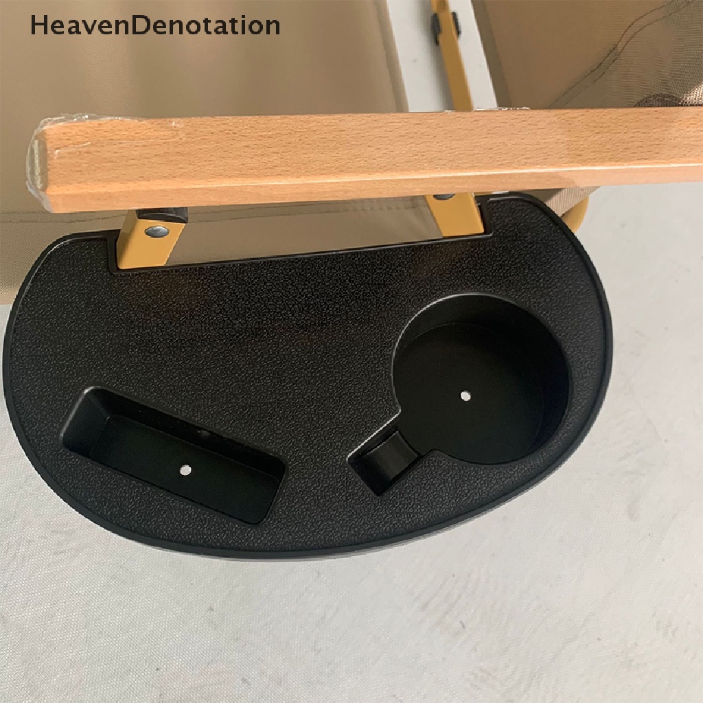 [HeavenDenotation] Portable Recliner Clip On Side Desk Cup Holder Nampan Minuman Slot Ponsel HDV