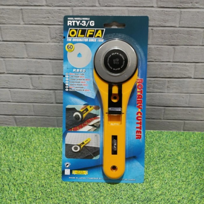 

Terlaris Rotary Cutter 60Mm Rty-3/G Olfa