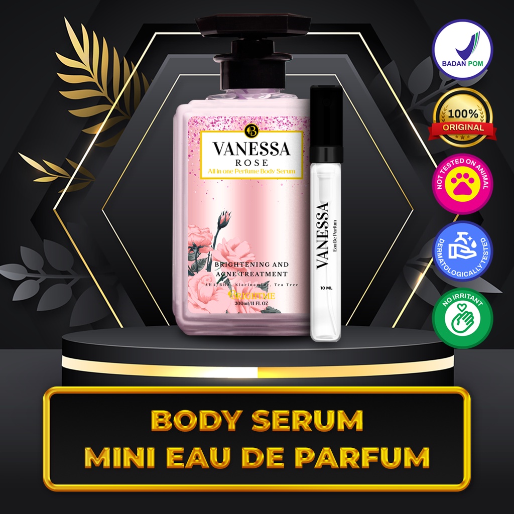 	 Brightme Bundle Body Serum Vanessa & Parfume Mini	