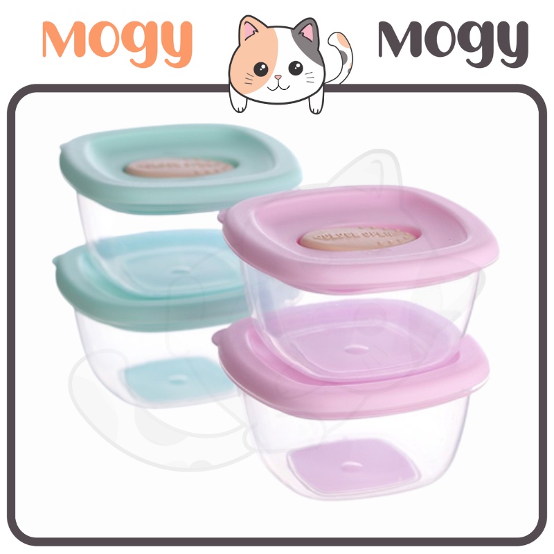 MOGYMOGY HL0432 Baby Food Container Penutup Lock Perpcs Kotak Plastik Kotak Makanan Wadah Mpasi