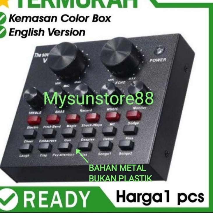 ™ Sound card V8 Mixer Bluetooth SoundCard V8 Audio USB External Soundcard Mysunstore ☋