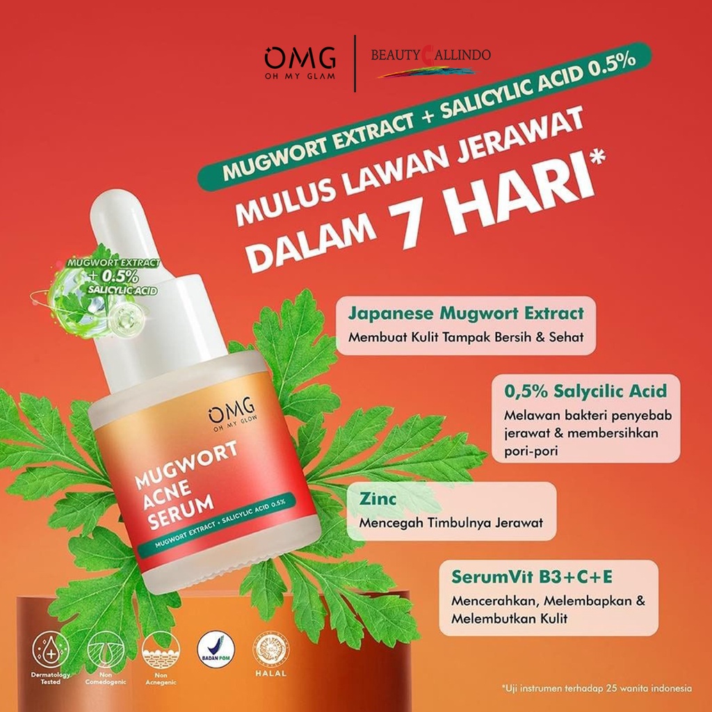 OMG OH MY GLOW Mugwort Acne Serum 20ml