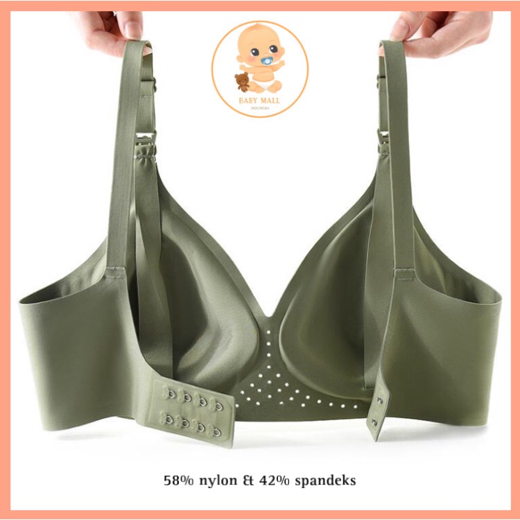 YUMI SEAMLESS NURSING BRA Daily Bra / BH Menyusui / Bra Menyusui / Pakaian Dalam Wanita 100% Import Premium Quality