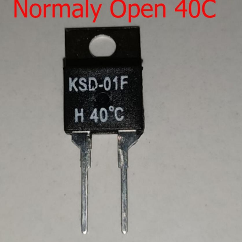 Terlaku... KSD-01F KSD01 KSD H 40C  NO Thermal Switch Temperature Sensor Thermostat