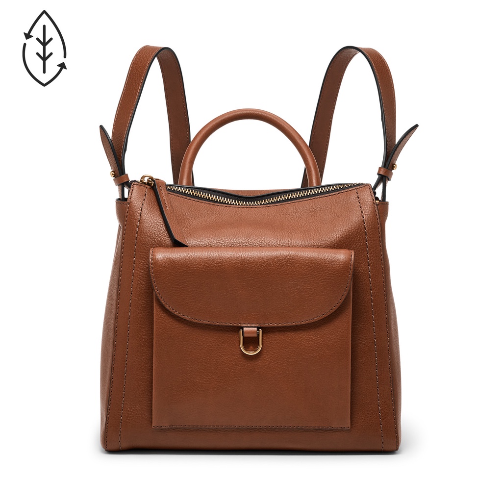 Fossil Parker Mini Backpack Brown Tas Wanita - ZB1797-200